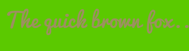 Image with Font Color 9C9060 and Background Color 5BC900